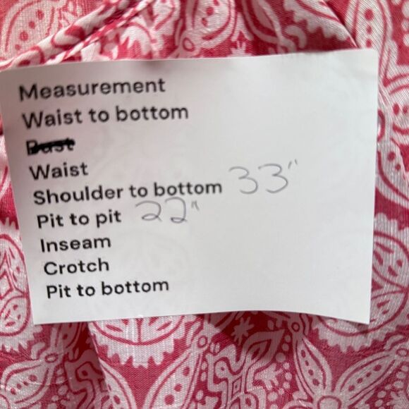 EVANS Women's Plus Size 14 Top Peasant pink geometric fabric tazos boho - Picture 11 of 14